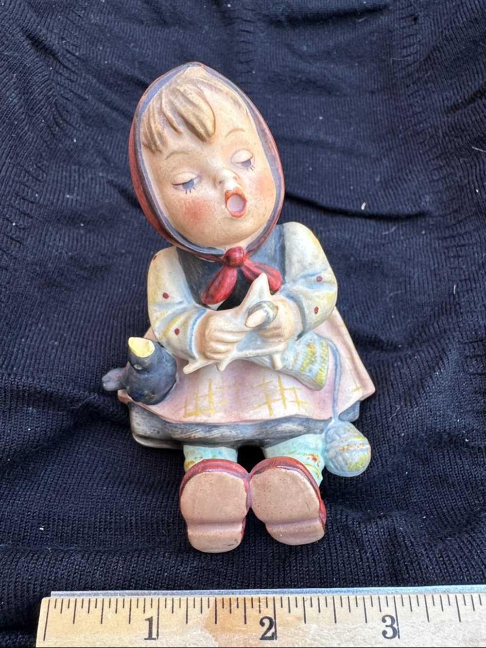Rare-Hummel Happy Pastime-US Zone Germany marking